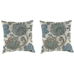 Denim Busan Outdoor Pillows, Set of 2