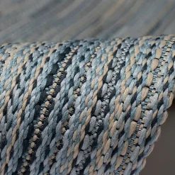 Denim Woven Lines Indoor/Outdoor Runner, 1x4