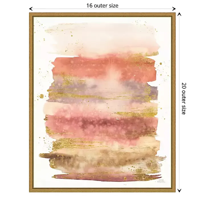 Desert Blooms II Framed Canvas Art Print