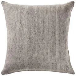 Distressed Gray Accent Pillow