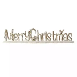Distressed Merry Christmas Tabletop Sign