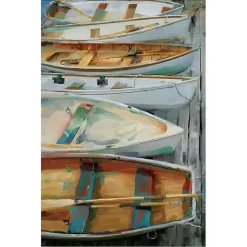 Dockside Canvas Art Print