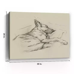 Dog Days IV Canvas Art Print