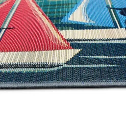 Dogs on Sailboats Indoor/Outdoor Rug, 3x4