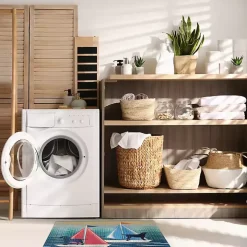 Dogs on Sailboats Indoor/Outdoor Rug, 3x4