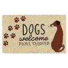 Dogs Welcome People Tolerated Doormat