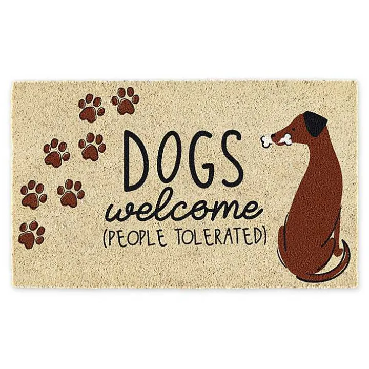 Dogs Welcome People Tolerated Doormat