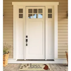 Dogs Welcome People Tolerated Doormat