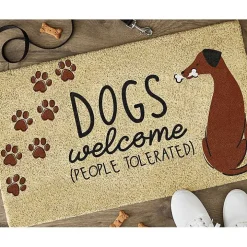 Dogs Welcome People Tolerated Doormat