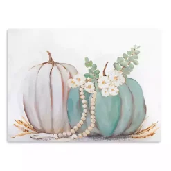 Double Pumpkins Canvas Art Print