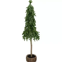 Downswept Pine Glitter Christmas Tree