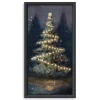 Dreamy Christmas Tree Framed Canvas Art, 22x42 in.