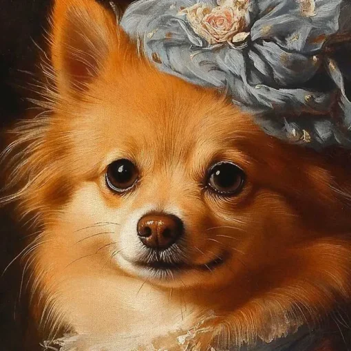 Duchess Daphne Daintypaws Framed Art Print