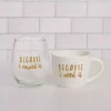 Earned It 2-pc. Mug & Wine Glass Set