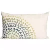 Earthy Ivory Lamontage Swirl Outdoor Lumbar Pillow