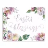 Easter Blessings Floral Canvas Art Print