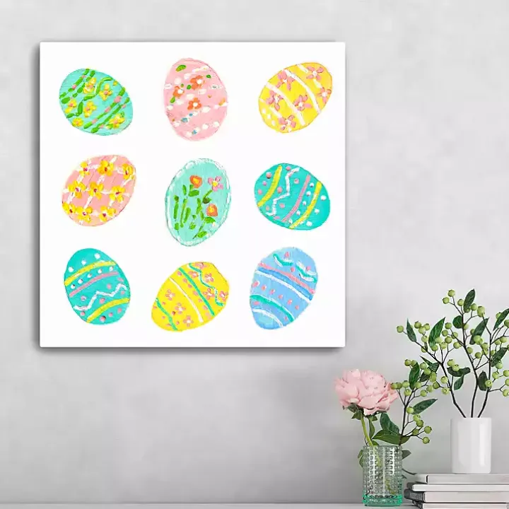 Easter Eggs Canvas Art Print