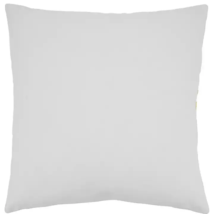 Embroidered Fruity Citrus Pillow