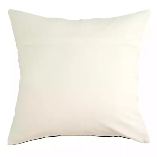 Embroidered Haunted House Pillow