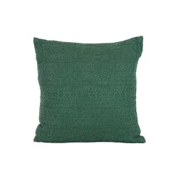Emerald Woven Geo Stripe Indoor/Outdoor Pillow
