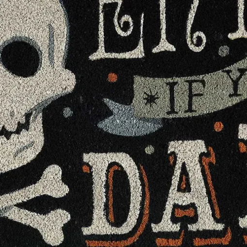 Enter If You Dare Doormat, 18x30 in.