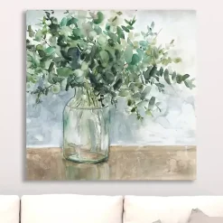 Eucalyptus Bouquet Giclee Canvas Print, 30x30 in.