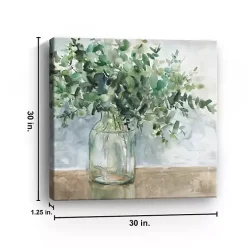 Eucalyptus Bouquet Giclee Canvas Print, 30x30 in.