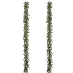 Evergreen Abrovitae Garlands, Set of 2