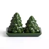 Evergreen Shaped 3-pc. Salt and Pepper Shaker Set