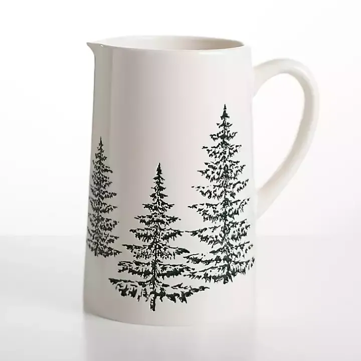 Evergreen Trees Pitcher