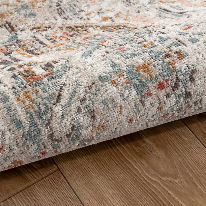 Faded Turkish Indoor/Outdoor Area Rug, 7x9