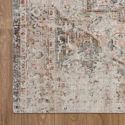 Faded Turkish Indoor/Outdoor Area Rug, 5x7