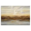 Fall Lake Sunset Canvas Art Print, 48x32 in.
