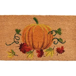 Fall Pumpkin Coir Doormat