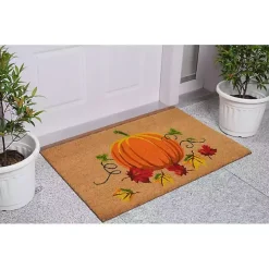 Fall Pumpkin Coir Doormat