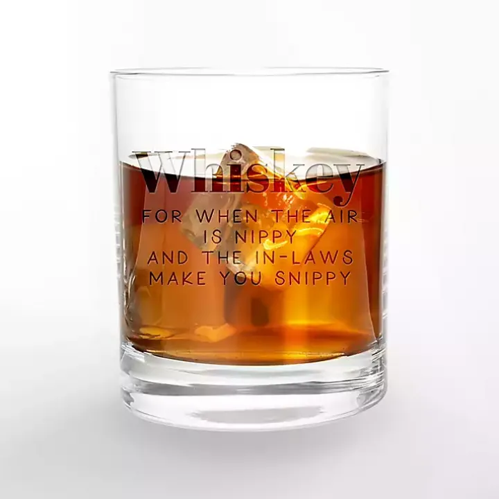 Fall Sentiment Whiskey Glasses, Set of 2