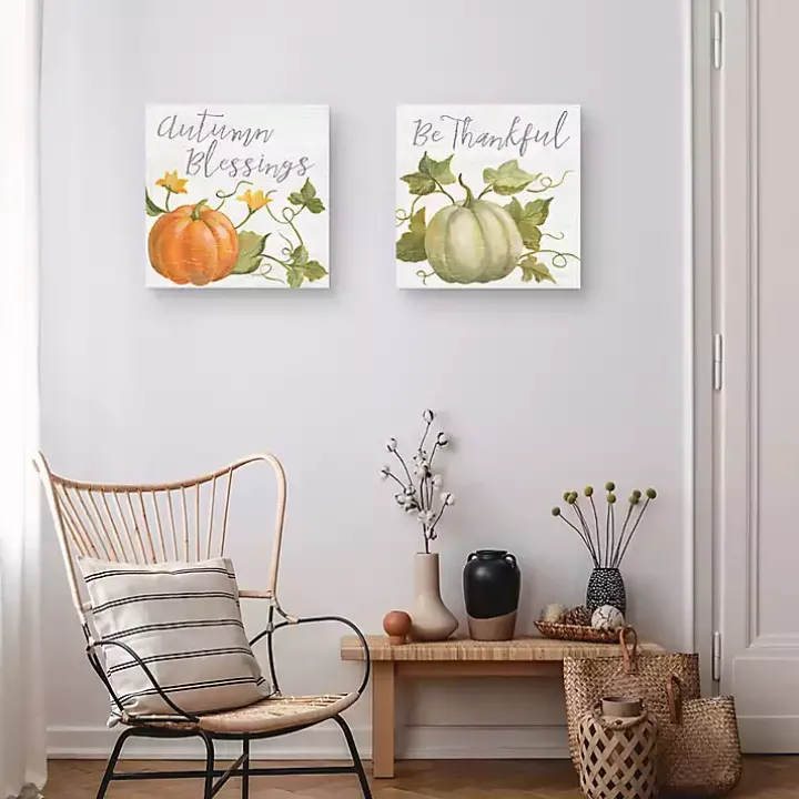 Fall Splendor Canvas Art Prints, Set of 2