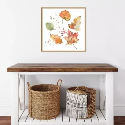 Falling Leaves Framed Wall Art