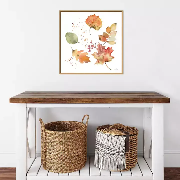Falling Leaves Framed Wall Art
