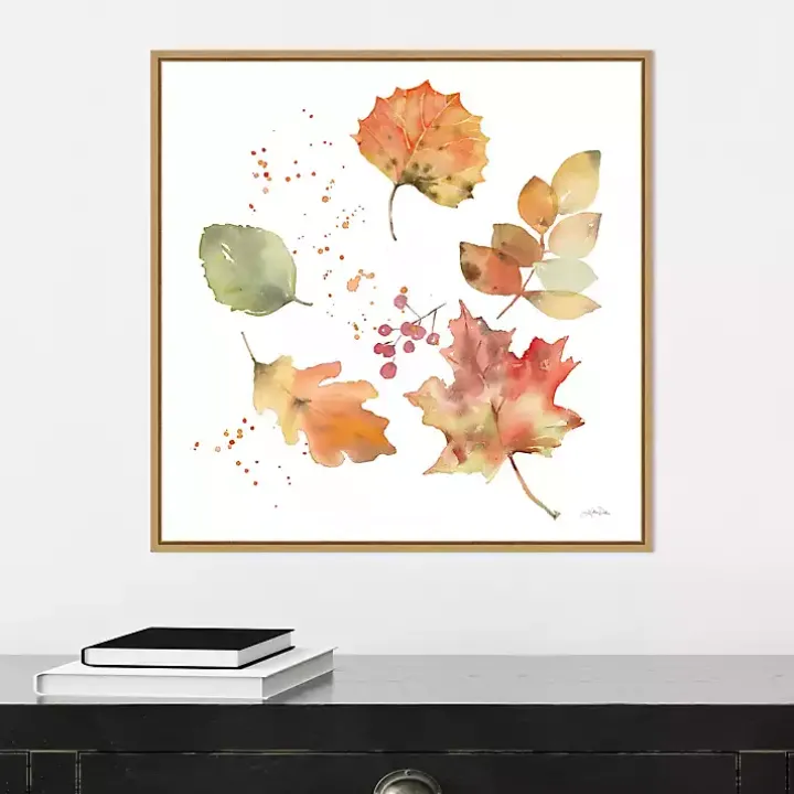Falling Leaves Framed Wall Art