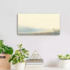 Far Green Hill Canvas Art Print, 10x20