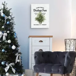 Farm Fresh Christmas Trees Canvas Print