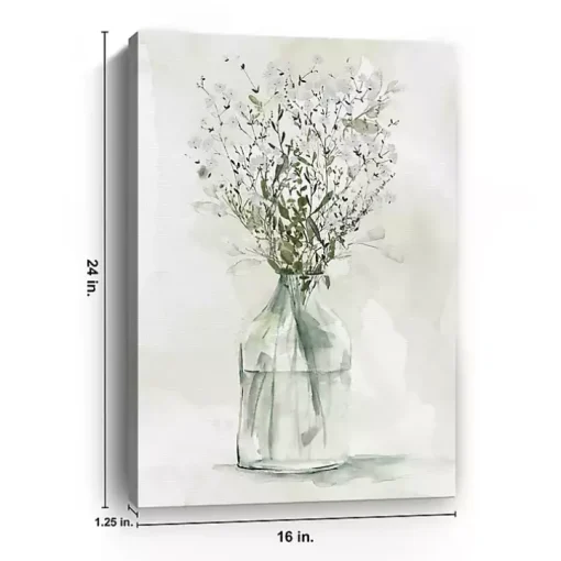 Farmhouse Whites Canvas Art Print, 16x24 in.
