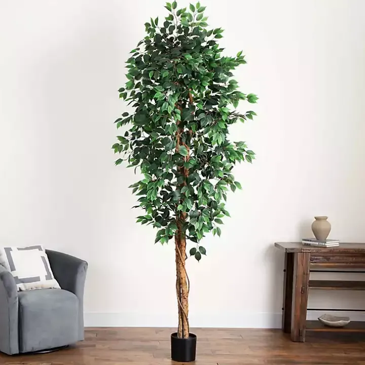 Faux Ficus Tree, 9 ft.