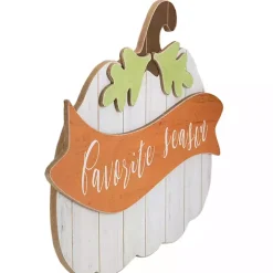 Favorite Season Pumpkin Wall Plaque