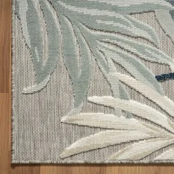 Ferns and Palms Indoor/Outdoor Area Rug, 5x7