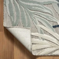 Ferns and Palms Indoor/Outdoor Area Rug, 5x7