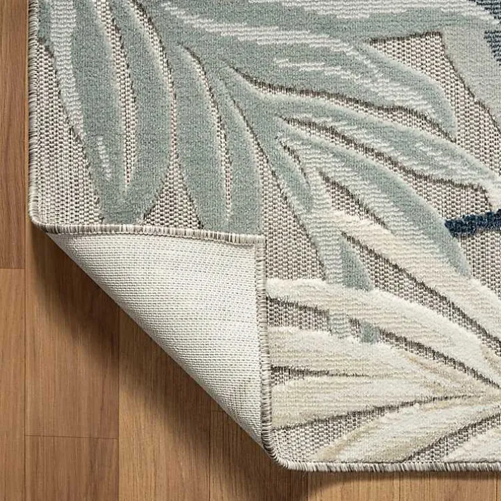 Ferns and Palms Indoor/Outdoor Area Rug, 5x7