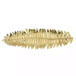 Flat Gold Feather Tray