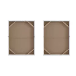 Flatland Glitter Canvas Art Prints, Set of 2